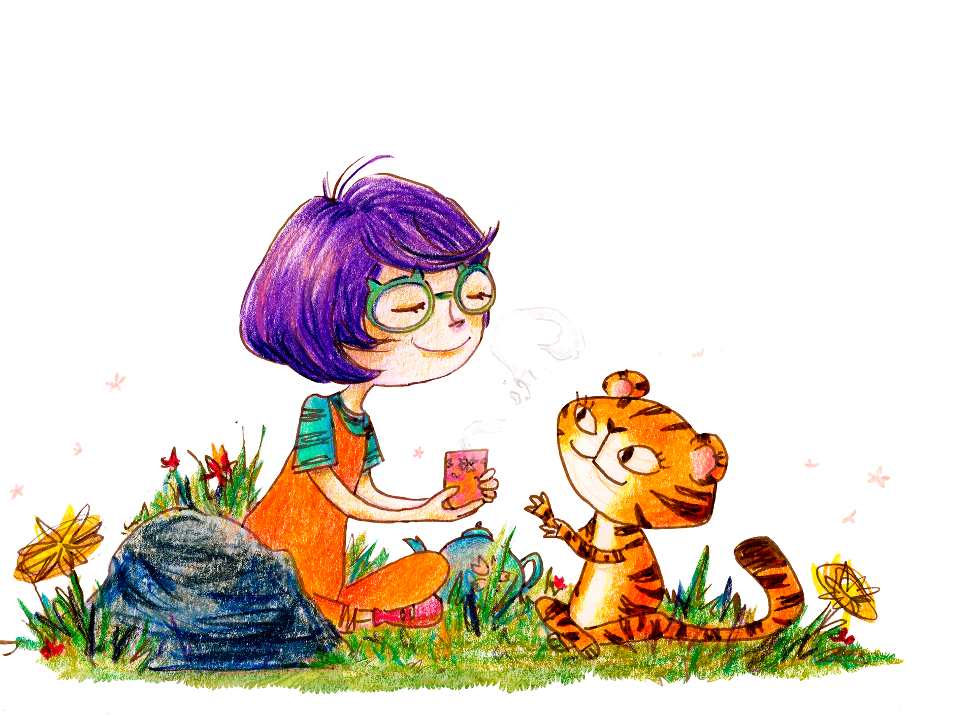 Marina's Art Process - Studio Setup