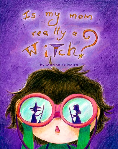 Is my mom really a witch? - Book cover concept