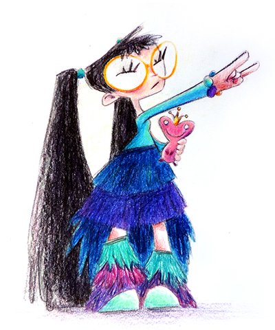 Decora Girl - Colored Pencils